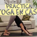 Clase de yoga en casa Macarena Cutillas