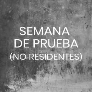 Semana de prueba no residentes