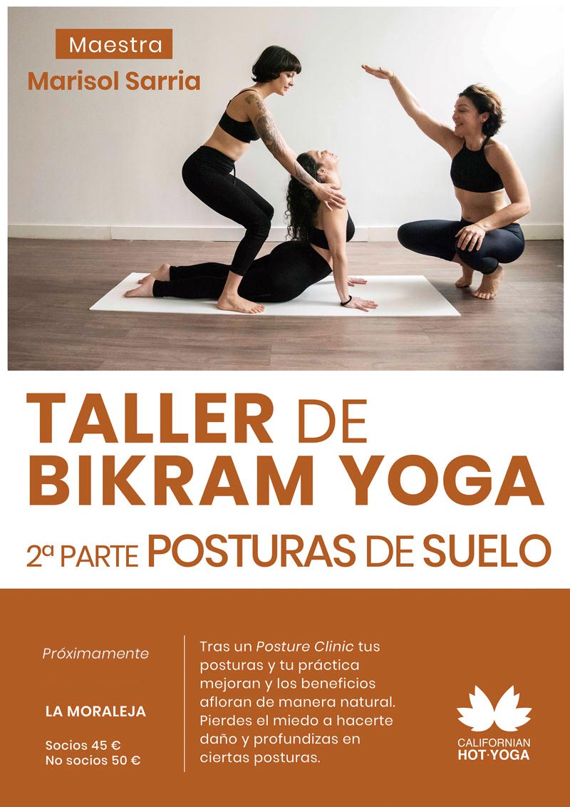 Taller de Bikram Yoga con Marisol Sarria