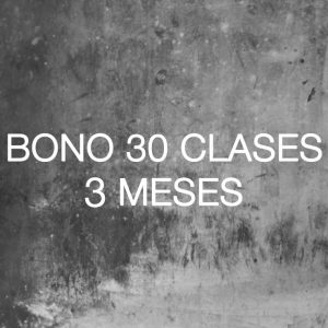 Bono de 30 clases (3 meses)